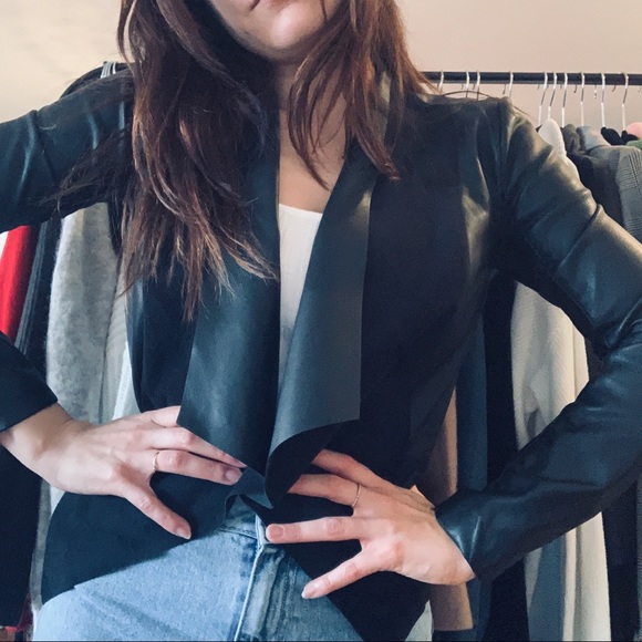 Jacket Faux fur and suede - Picture 3 of 4